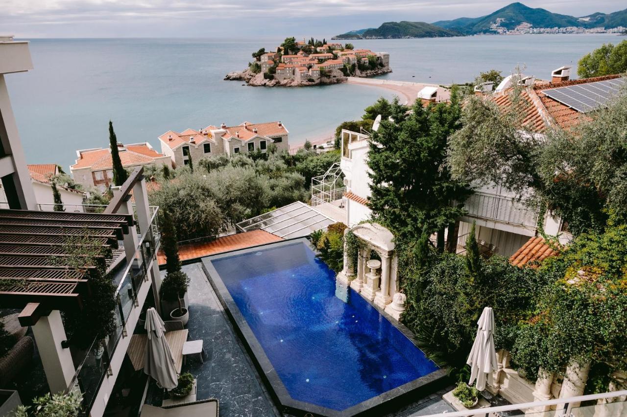 Villa Geba Boutique Hotel Ilha Ilha Sveti Stefan Exterior foto