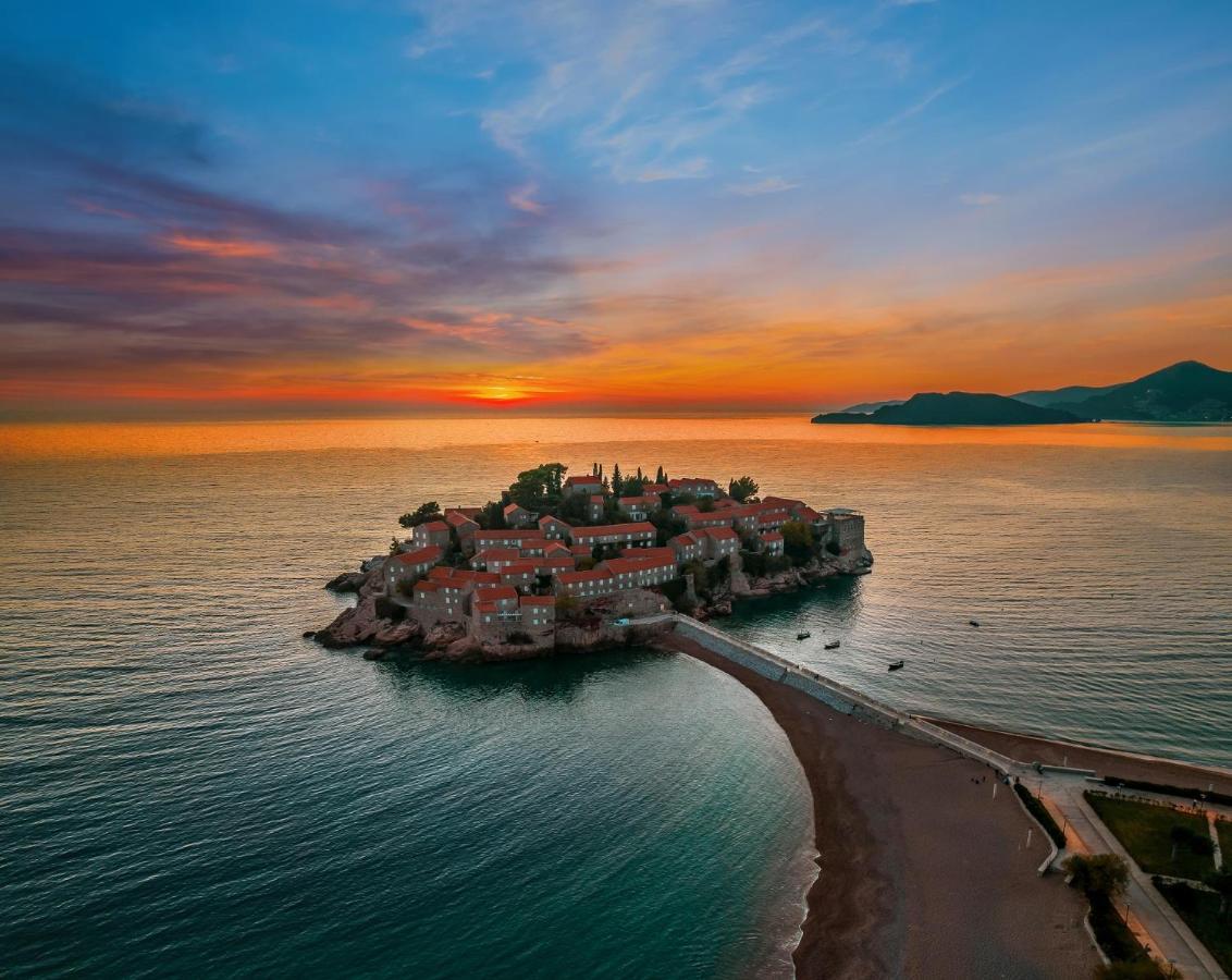 Villa Geba Boutique Hotel Ilha Ilha Sveti Stefan Exterior foto